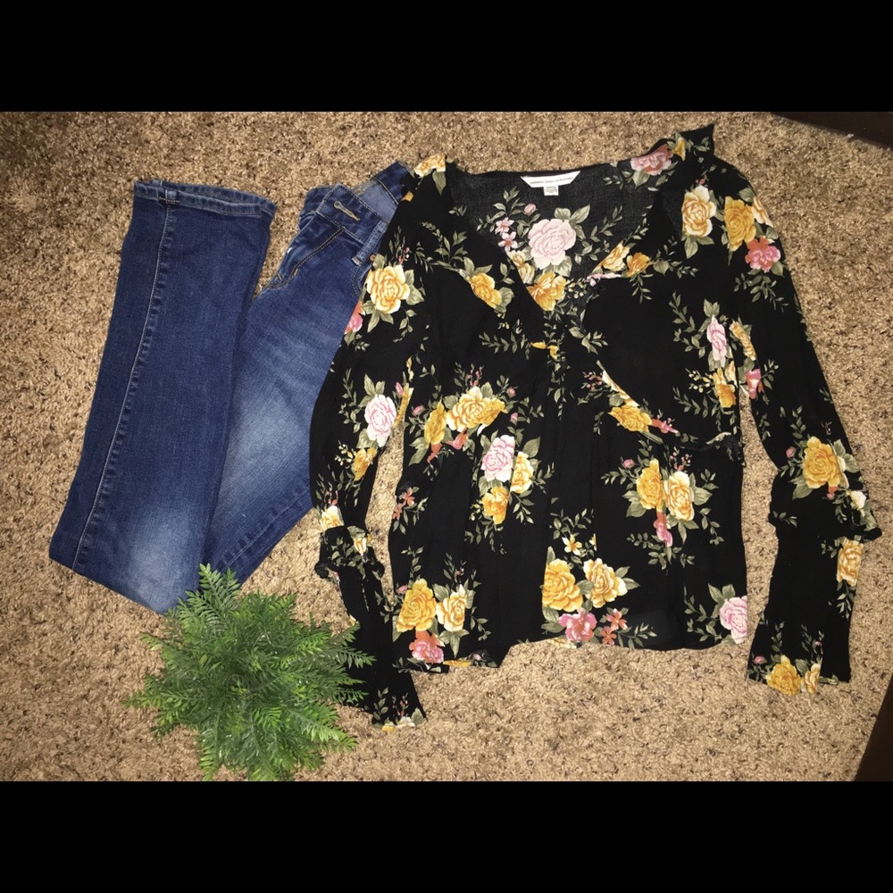 Floral long sleeve